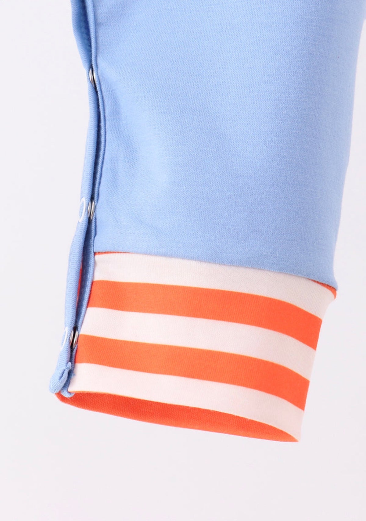 Blue pumpkin applique romper