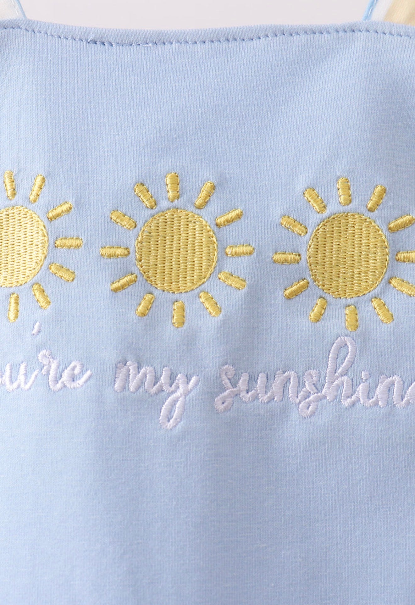 You’re my sunshine embroidery jonjon