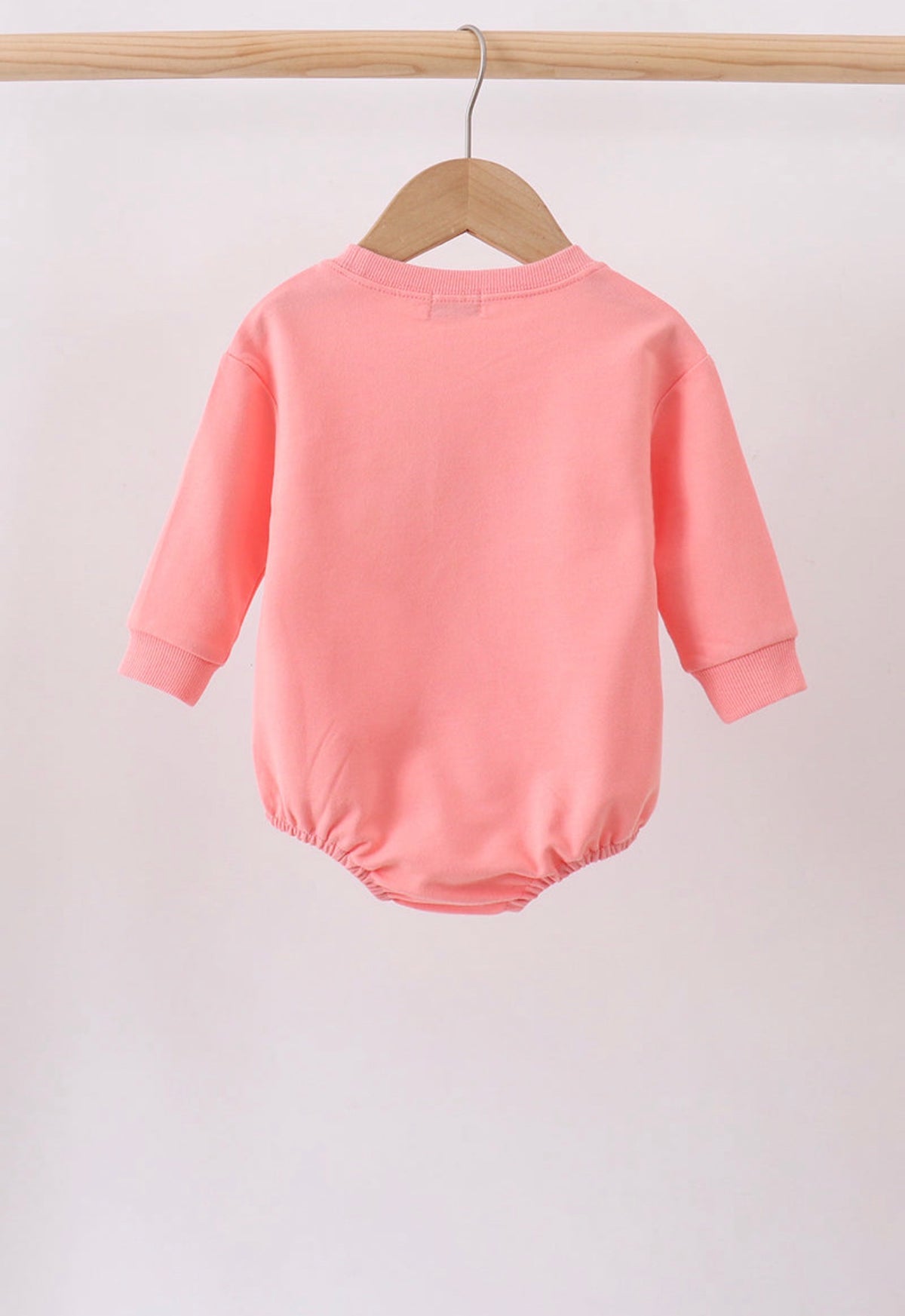 Pink Floral Bow Embroidery Bubble