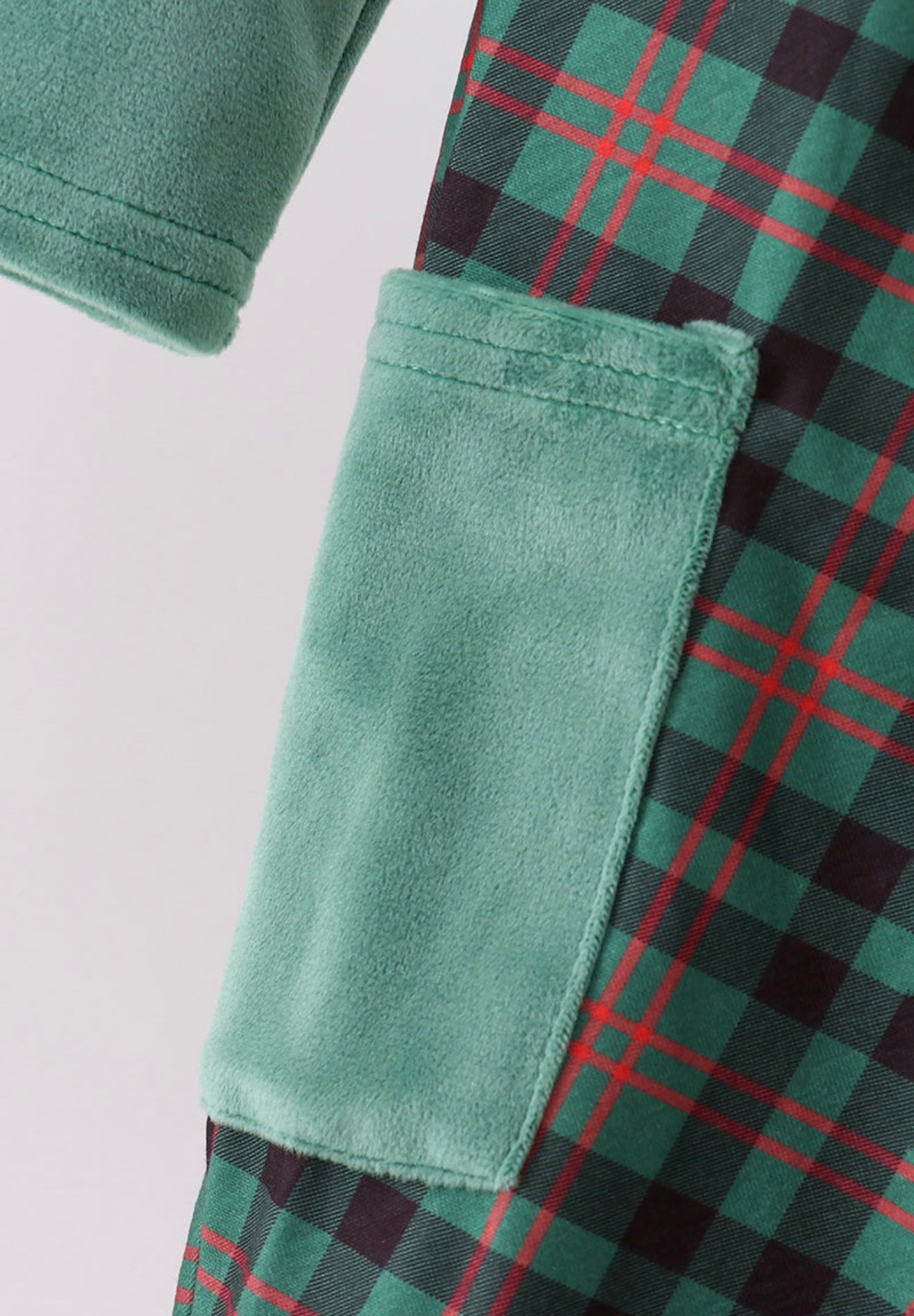 Forest Velvet Ruffle Dress