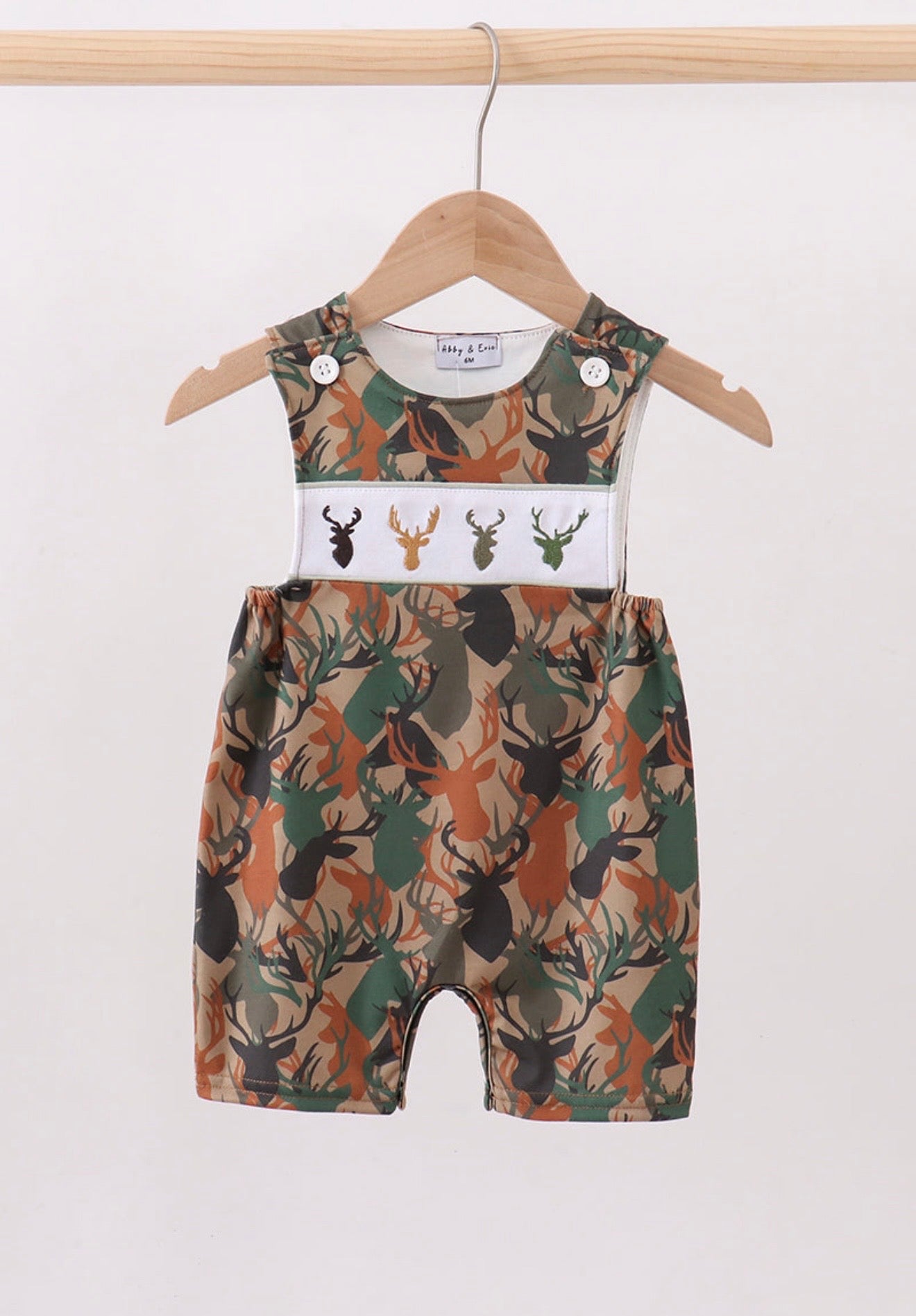 Camouflage deer antler embroidery jonjon