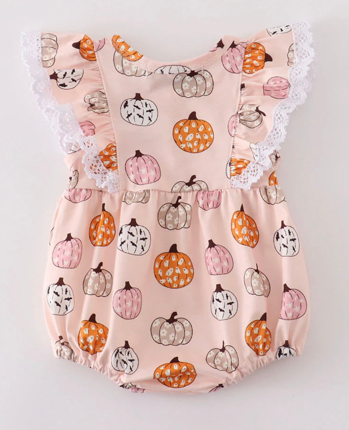 Pink pumpkin girl bubble