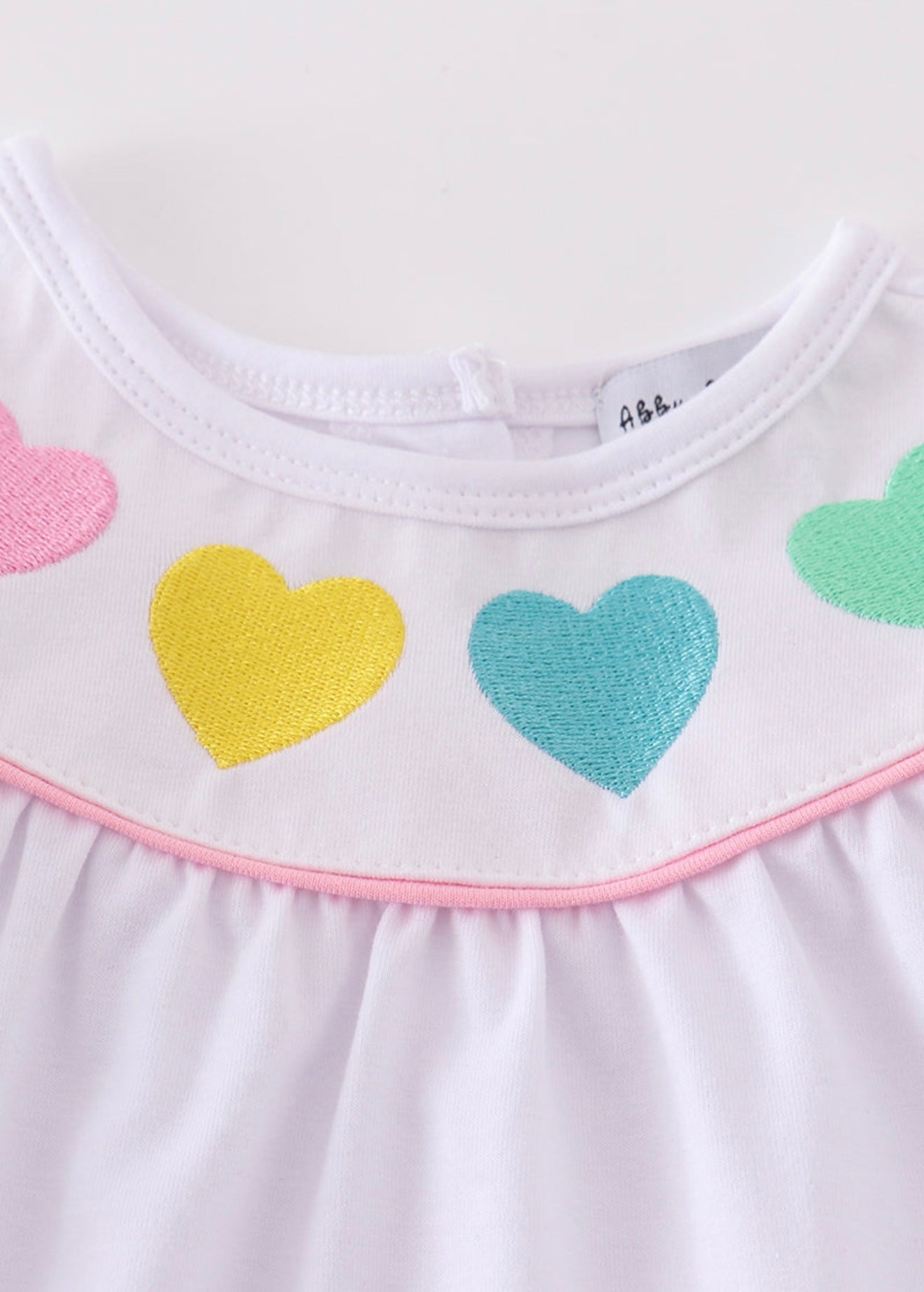 Valentine’s Day heart embroidery girl bubble