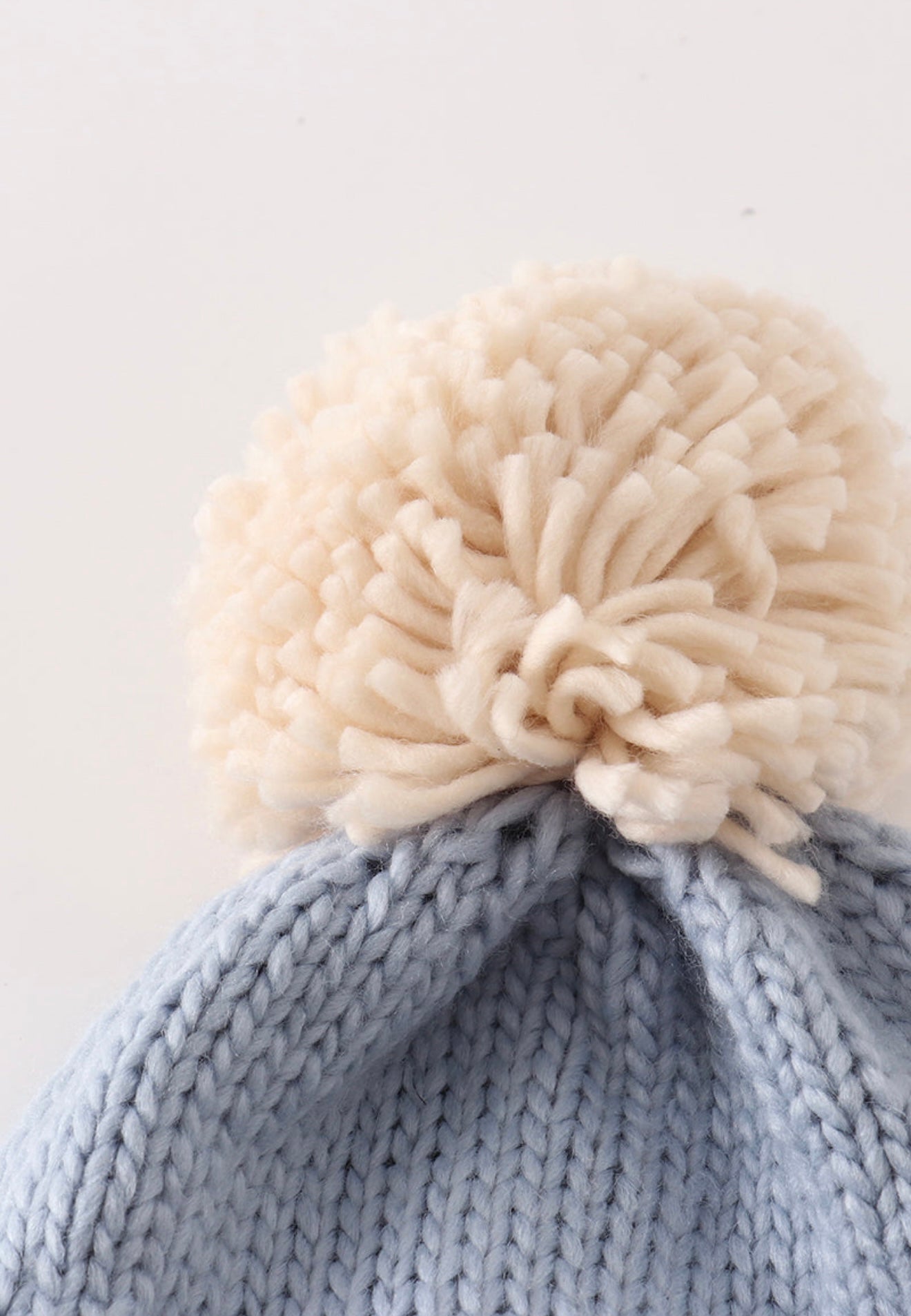 Pompom Cable Beanie