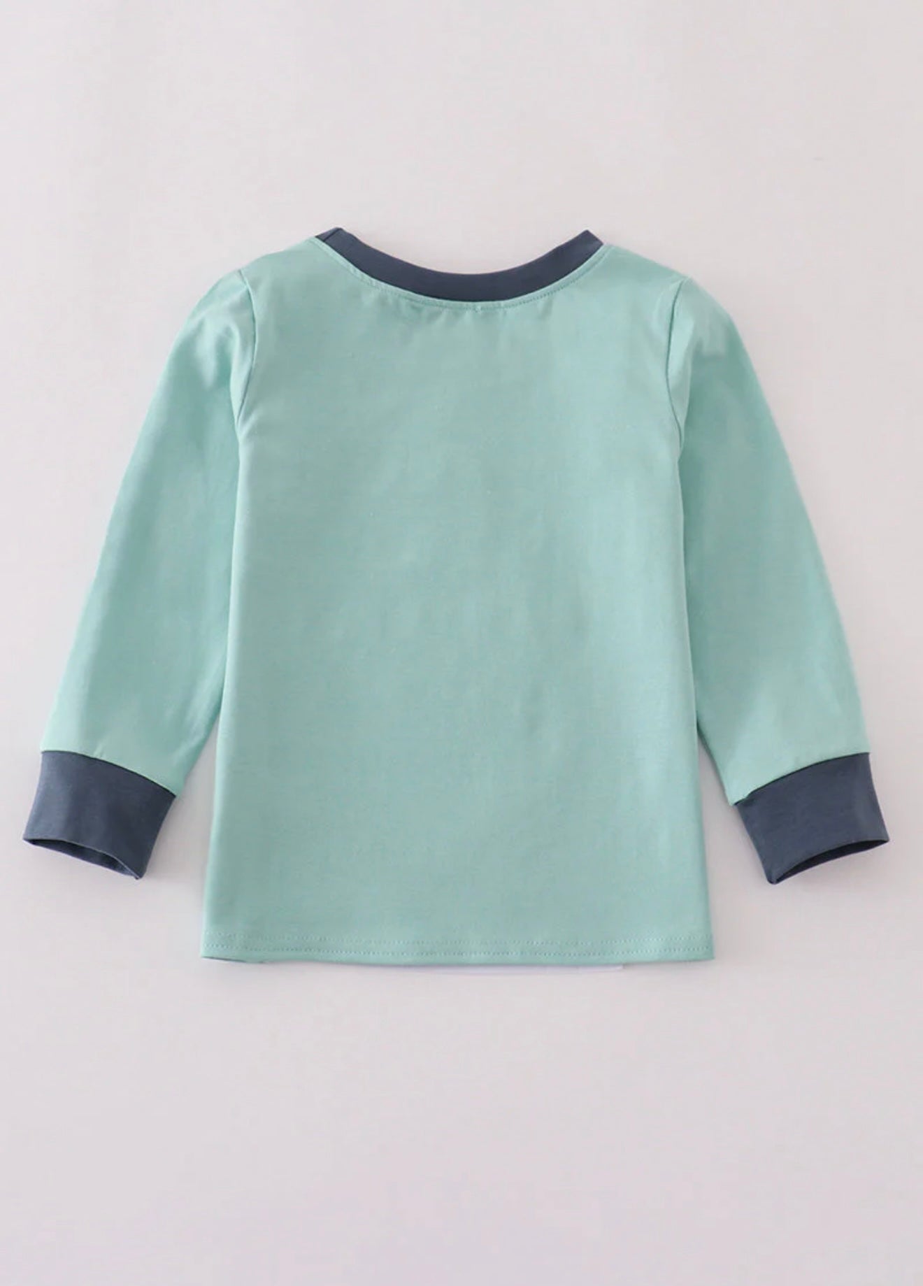 Green Scarecrow Appliqué Boy’s Top