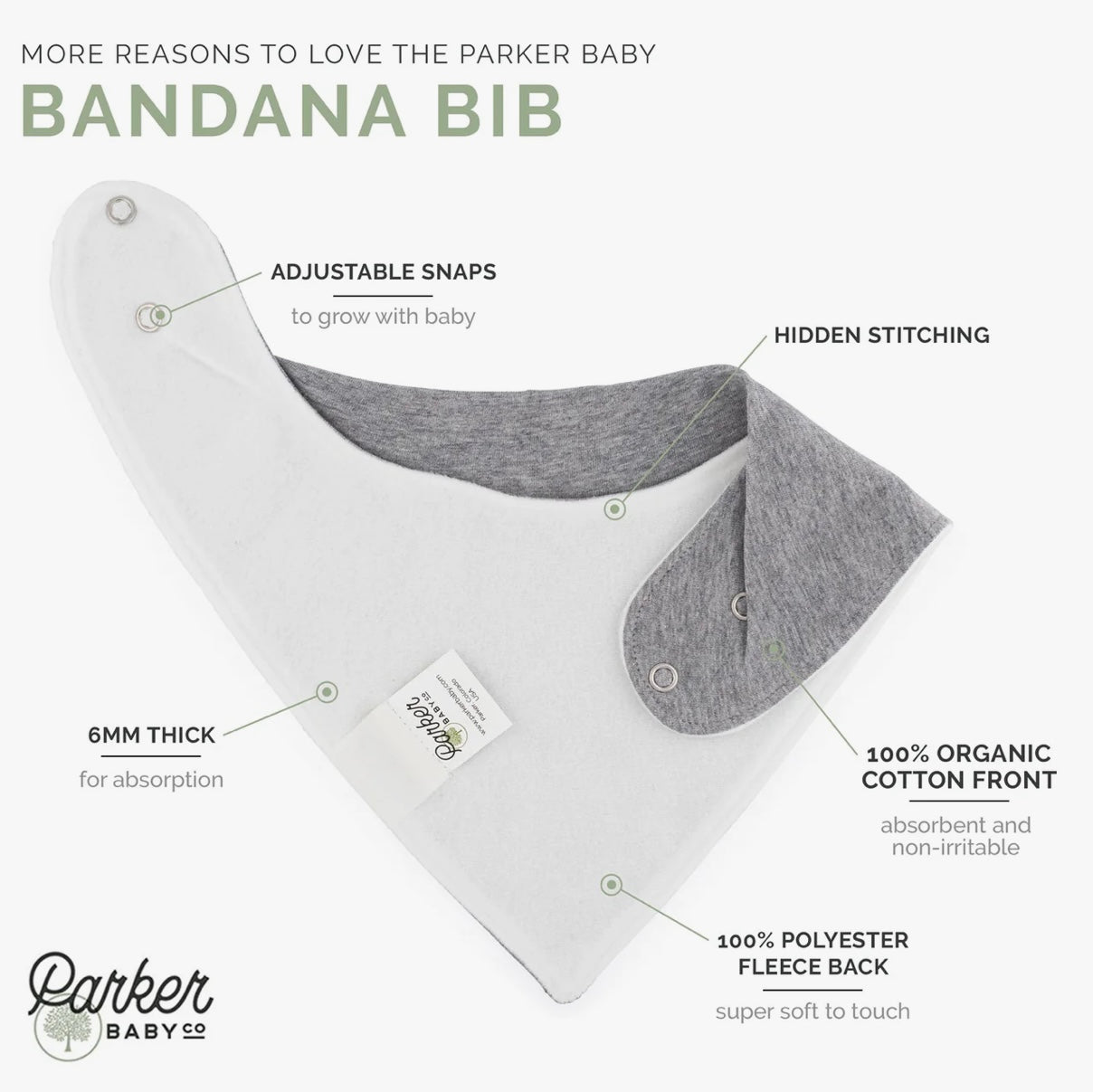Parker Baby Bandana Bib Arctic Set